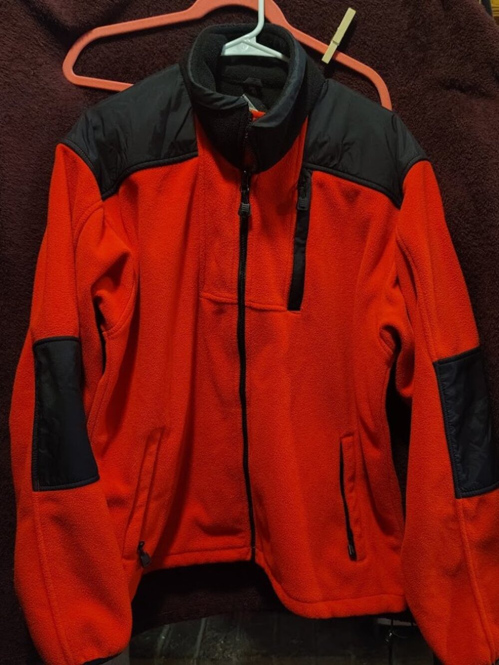 Men's 'Rawik Skiwear' Lightweight Fleece Full Zip collared Jacket Size Medium